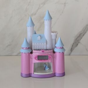 Cinderella Magical Pink and Blue Castle Alarm Clock